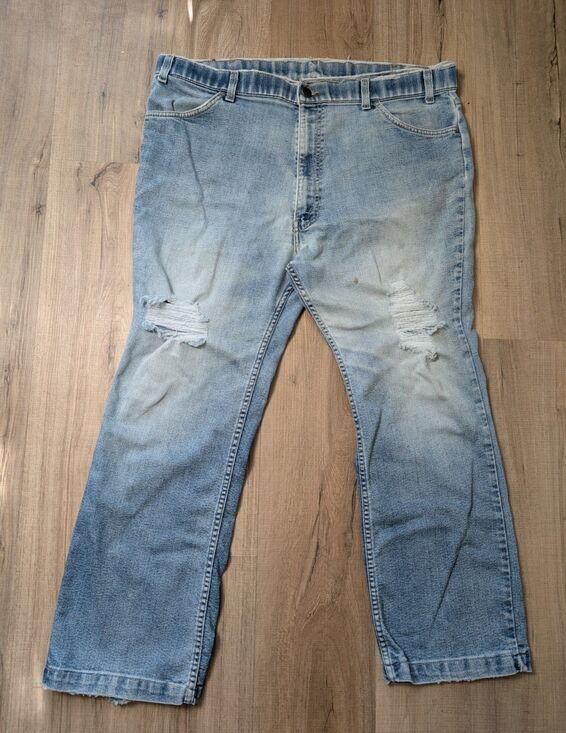 Levi's Other - Vintage 1983 Levis Skosh More Room Jeans 42x28 Thrashed Distressed Made in US